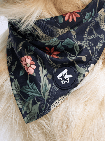 Dog Bandana - Mystic Garden Tapestry