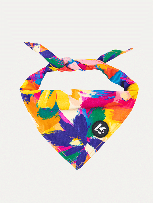 Dog Bandana - Sunset Floral Splash