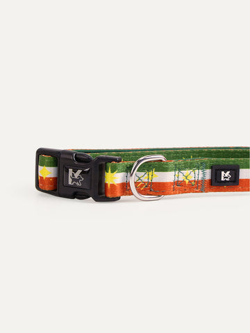 Dog Collar - Festive Stripe Sparkle