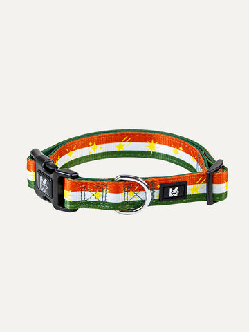 Dog Collar - Festive Stripe Sparkle