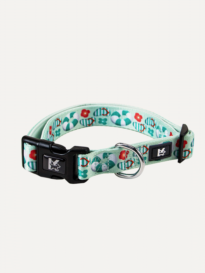 Dog Collar - Sunny Beach Picnic