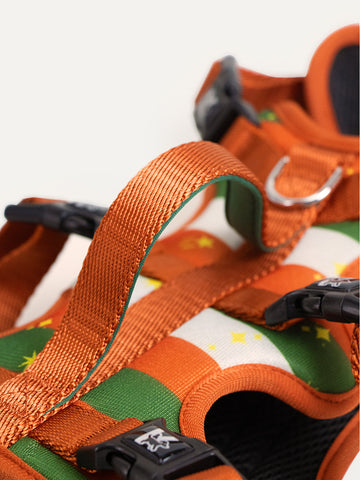 Full Coverage Dog Harness - Festive Stripe Sparkle