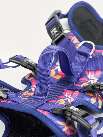 Full Coverage Dog Harness - Midnight Tropical Pop