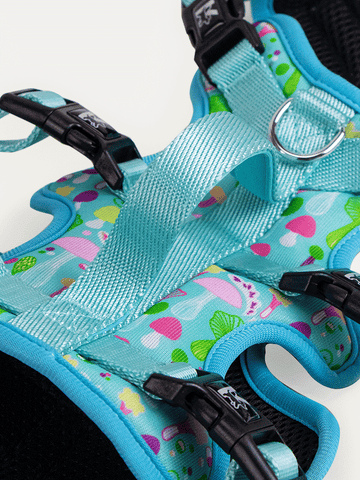 Full Coverage Dog Harness - Mushroom Dream