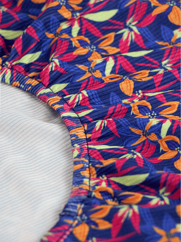 Sleeveless Dog Shirt - Midnight Tropical Pop