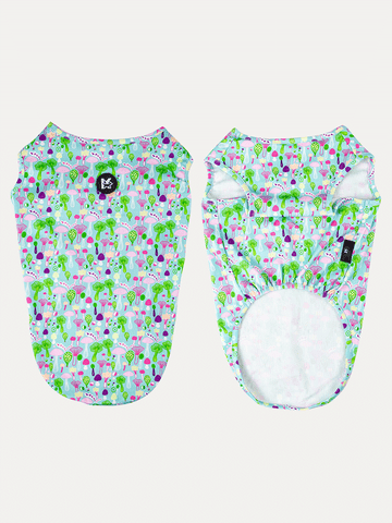 Sleeveless Dog Shirt - Mushroom Dream