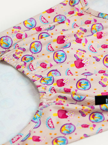 Sleeveless Dog Shirt - Summer Sweet Carnival