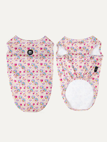Sleeveless Dog Shirt - Summer Sweet Carnival