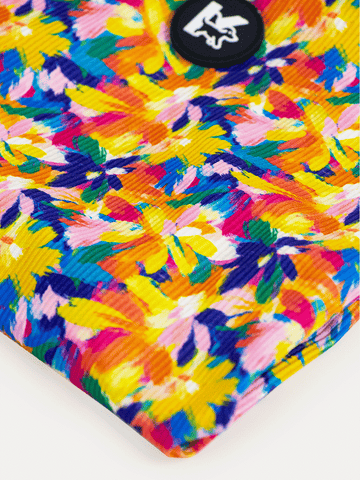 Sleeveless Dog Shirt - Sunset Floral Splash