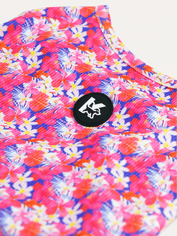Sleeveless Dog Shirt - Tropical Bloom Rush