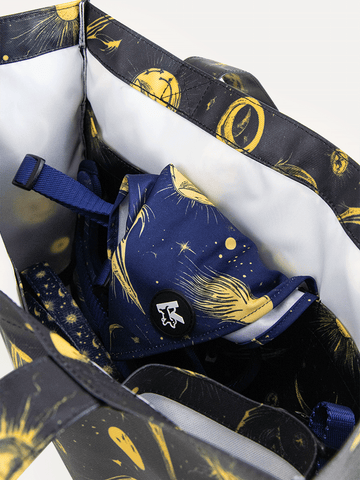 Waterproof Dog Walker's Tote - Celestial Night Luxe