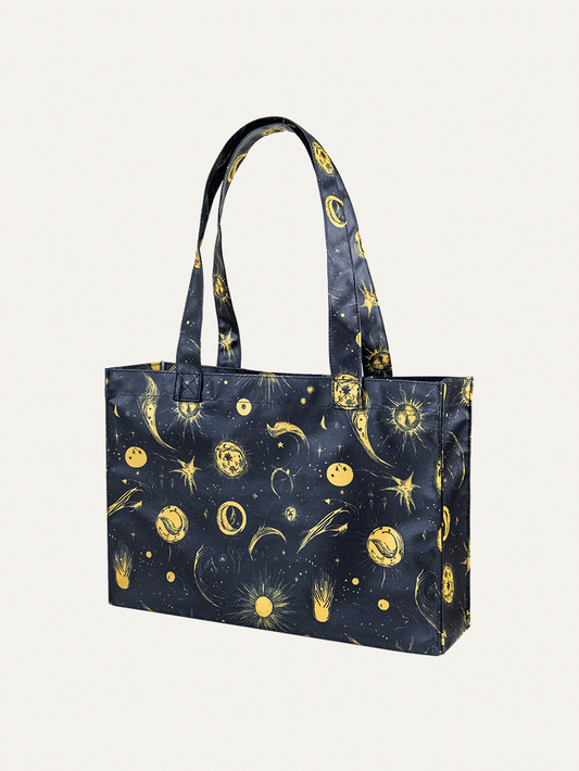 Waterproof Dog Walker's Tote - Celestial Night Luxe