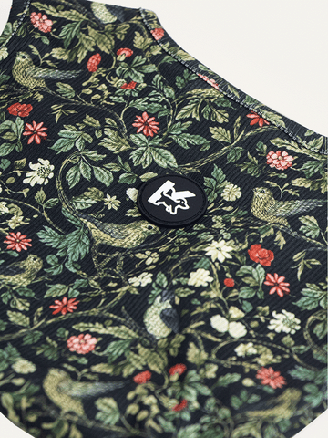 Sleeveless Dog Shirt - Mystic Garden Tapestry